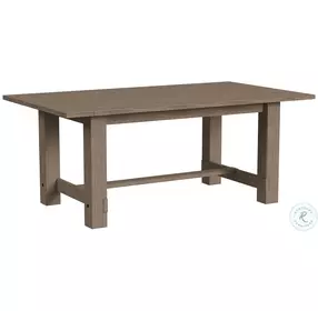 Anacortes Dark Taupe Trestle Extendable Dining Room Set