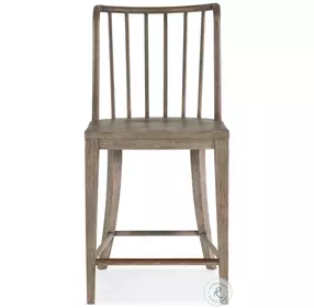 Bermuda Gray Washed Oak Counter Height Chair