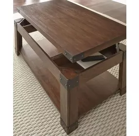 Arusha Medium Cherry Lift Top Occasional Table Set