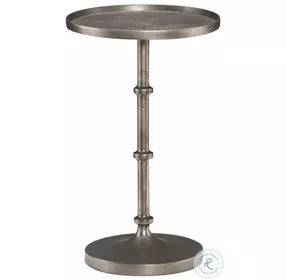Ascot Graphite Round Chairside Table