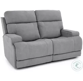 Ashbee Arula Dolphin 66" Zero Gravity Power Reclining Loveseat with Power Headrest and USB Charging
