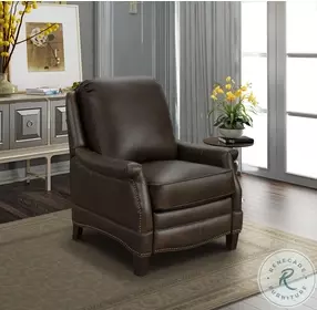 Ashebrooke Ashford Walnut Leather Recliner