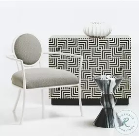 Jax Black And White Drink Table