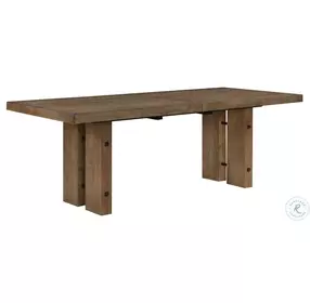 Atmore Dark Driftwood Extendable Dining Room Set