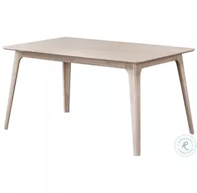 Oscar White Ash Rectangular Dining Room Set