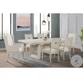 Rhiannon Antique White Arm Chair Set Of 2