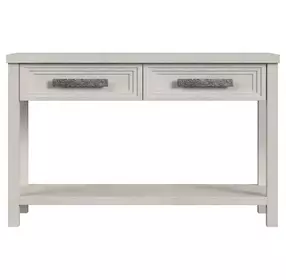Rhiannon Antique White Rectangular Sofa Table