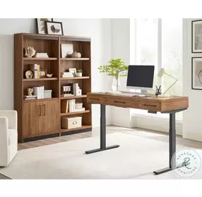 Avery Brown 32" Bookcase with Door