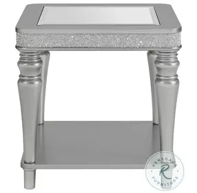 Lavigne Silver End Table