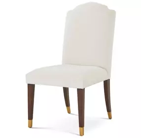 Marlborough Cream and Cambridge Upholstered Wharton Dining Side Chair Set of 2
