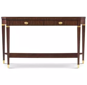 Marlborough Cambridge and Gold Rectangular Hawthorne Console Table