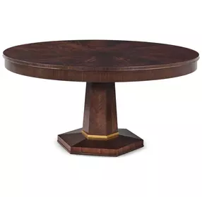 Marlborough Cambridge and Gold 60" Round Morrison Dining Table