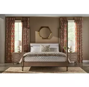 Marlborough Geo Coast and Gold 3 Drawer Massie Nightstand
