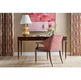 Marlborough Cambridge and Gold 66" Bradbury Writing Desk