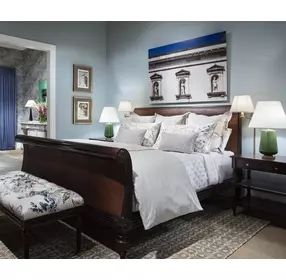 Alexa Hampton Cambridge Denison King Sleigh Bed