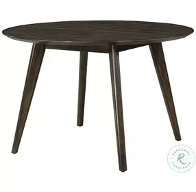 Rex Walnut 48" Round Dining Room Set