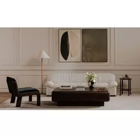 Halston Flecked Oat 87" Sofa