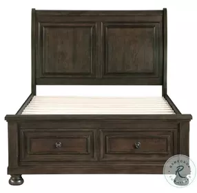 B02255 Acacia Storage Full Panel Bed