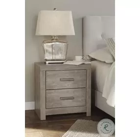 Culverbach Gray 2 Drawer Nightstand