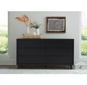 Danziar Black Dresser