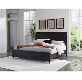 Danziar Black Queen Panel Bed