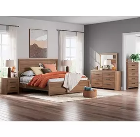 Jonnifer Auburn King Panel Bed