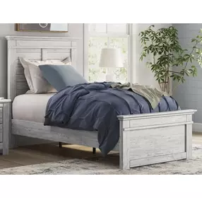 Fenderport Whitewash Youth Panel Bedroom Set