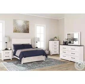 Gerridan White And Gray Full Panel Bed