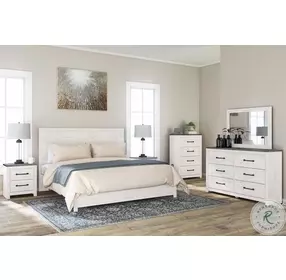 Gerridan White And Gray Nightstand