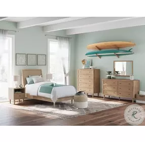 Cielden Tan Twin Panel Bed