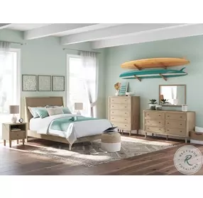 Cielden Tan Full Panel Bed