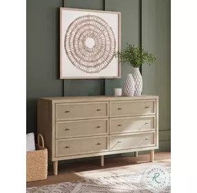 Cielden Tan 6 Drawer Dresser