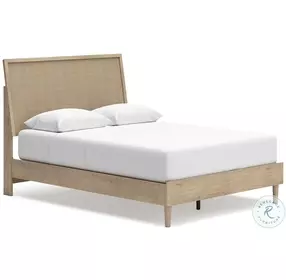 Cielden Tan Panel Bedroom Set