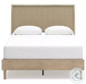 Cielden Tan Panel Bedroom Set
