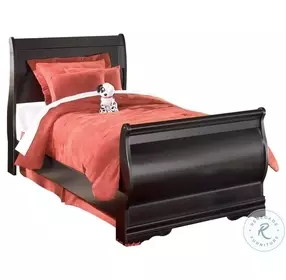 Huey Vineyard Black Youth Sleigh Bedroom Set