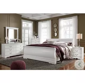Anarasia White Bedroom Mirror