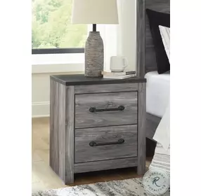 Bronyan Dark Gray Nightstand