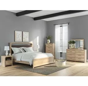 Hollymount Tan Rectangular Dresser Mirror