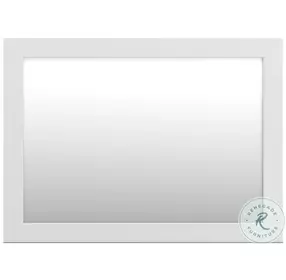 Bostwick Shoals White Bedroom Mirror