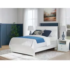 Bostwick Shoals White Queen Panel Bed