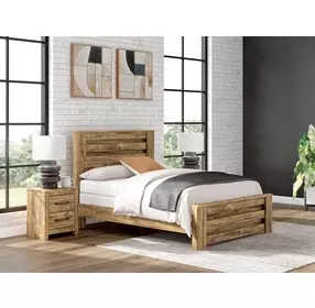 Branstony Golden Rustic Queen Panel Headboard