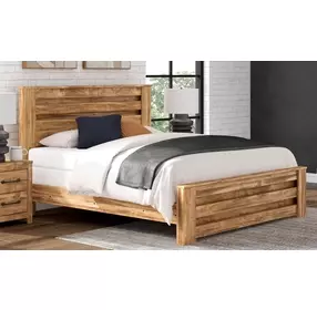 Hastiport Brown King Panel Bed