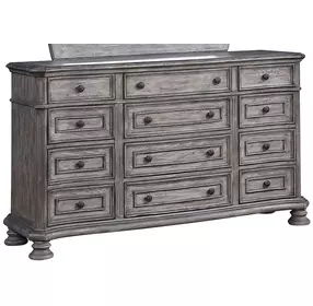 B01623 Gray 12 Drawer Dresser