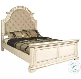 Anastasia Two Toned Upholstered Panel Bedroom Set