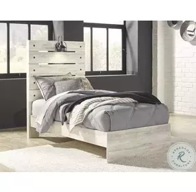 Cambeck Whitewash Twin Panel Bed