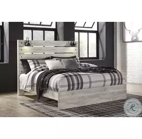 Cambeck Whitewash King Panel Bed