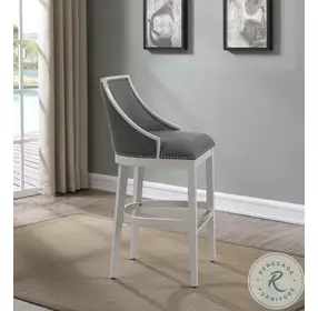 Keller Gray 42" Stool with Back