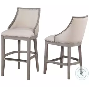 B2-240-30F Keller Grey Wood Bar Stool