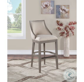 Keller Cream Bar Stool