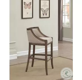 Michelle Beige 39" Stool